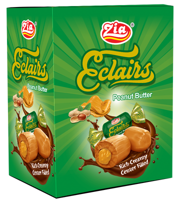 Eclairs Peanut Butter Toffee (50 Pcs)