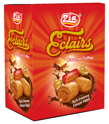 Eclairs Caramel Toffee (50 Pcs)