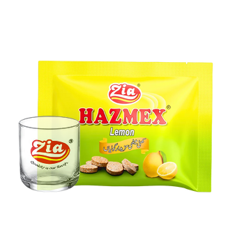 Hazmex Lemon (Packat of 72 Pieces) - 1 Zia Glass FREE