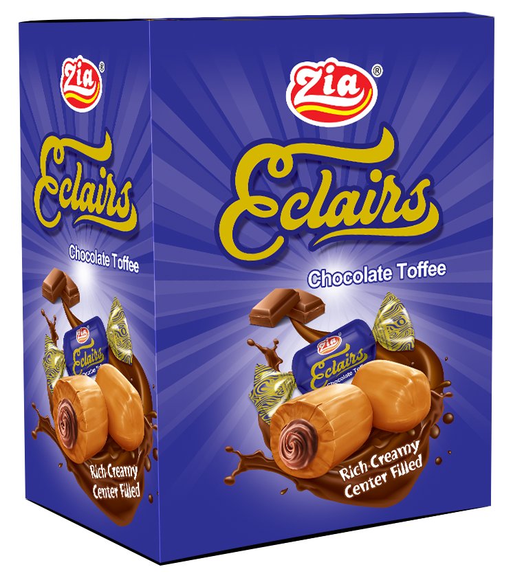 Eclairs Chocolate Toffee (50 Pcs)