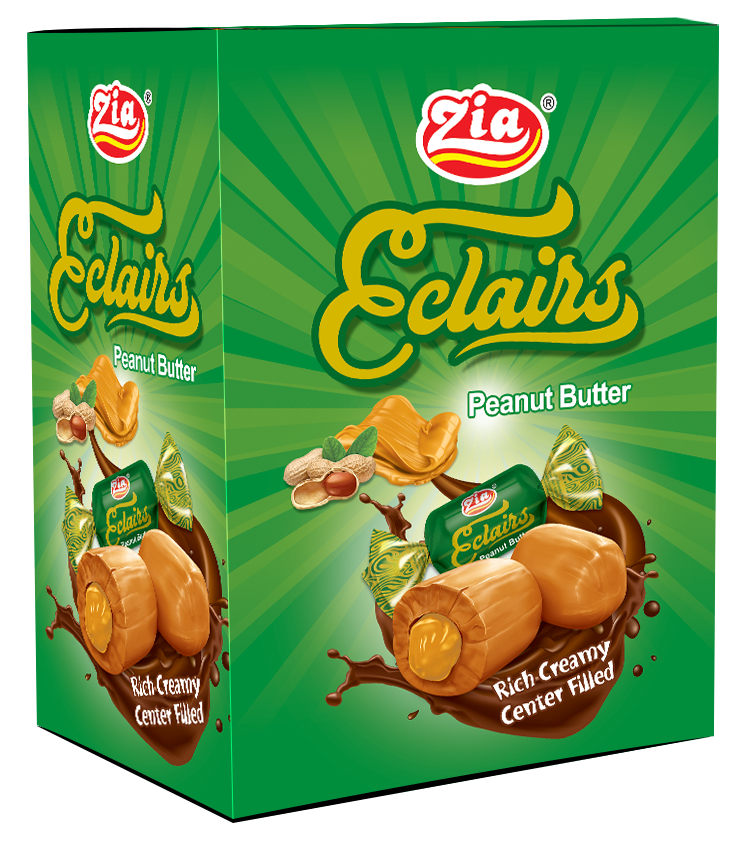 Eclairs Peanut Butter Toffee (50 Pcs)
