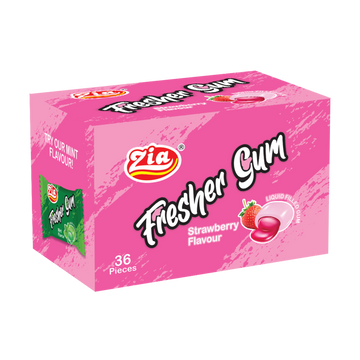 Fresher Gum Strawberry Box (36 Pcs)