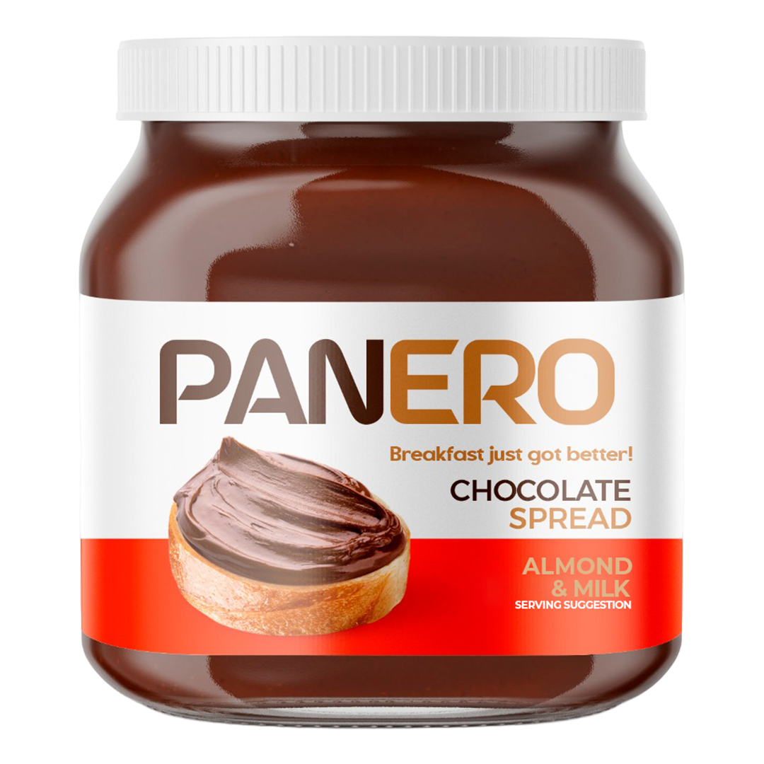 Zia Panero Chocolate Spread (Almond & Milk) - 350gm